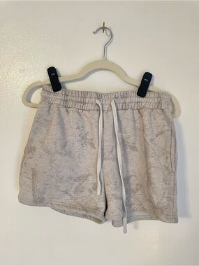 AS Revival light gray camo sweat shorts size medium